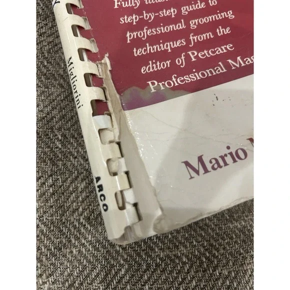 Vintage USA Dog Schnauzer Grooming Made Easy Book 1983 Mario Migliorini RARE